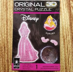 Disney Aurora 3D Crystal Puzzle - Pink Sleeping Beauty BePuzzled Agea 12+